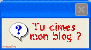 t'aime my blog??